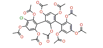 Chlorotrifucol nonaacetate